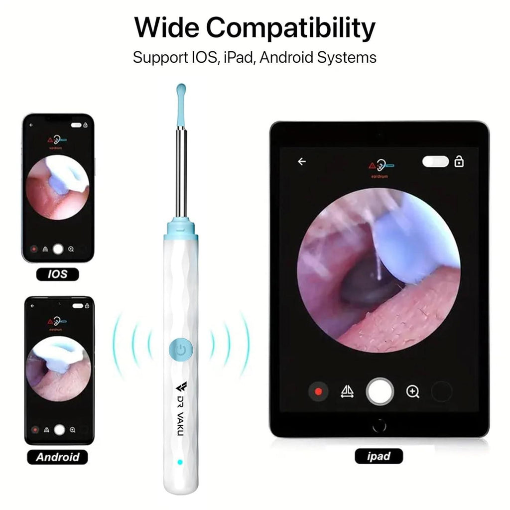Wireless Ear Wax Removal Tool with HD Camera & 6 LED Lights